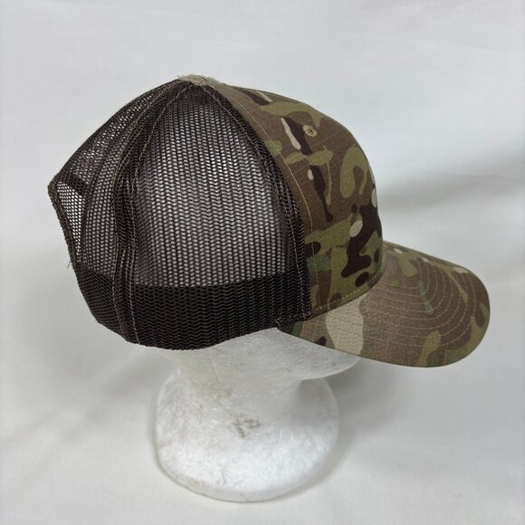 The Blue Quill Angler Evergreen Colorado Fly Fishing Camo Trucker Cap Hat     Go - Picture 4 of 6